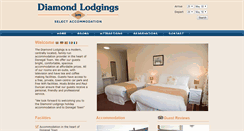 Desktop Screenshot of diamondlodgings.com